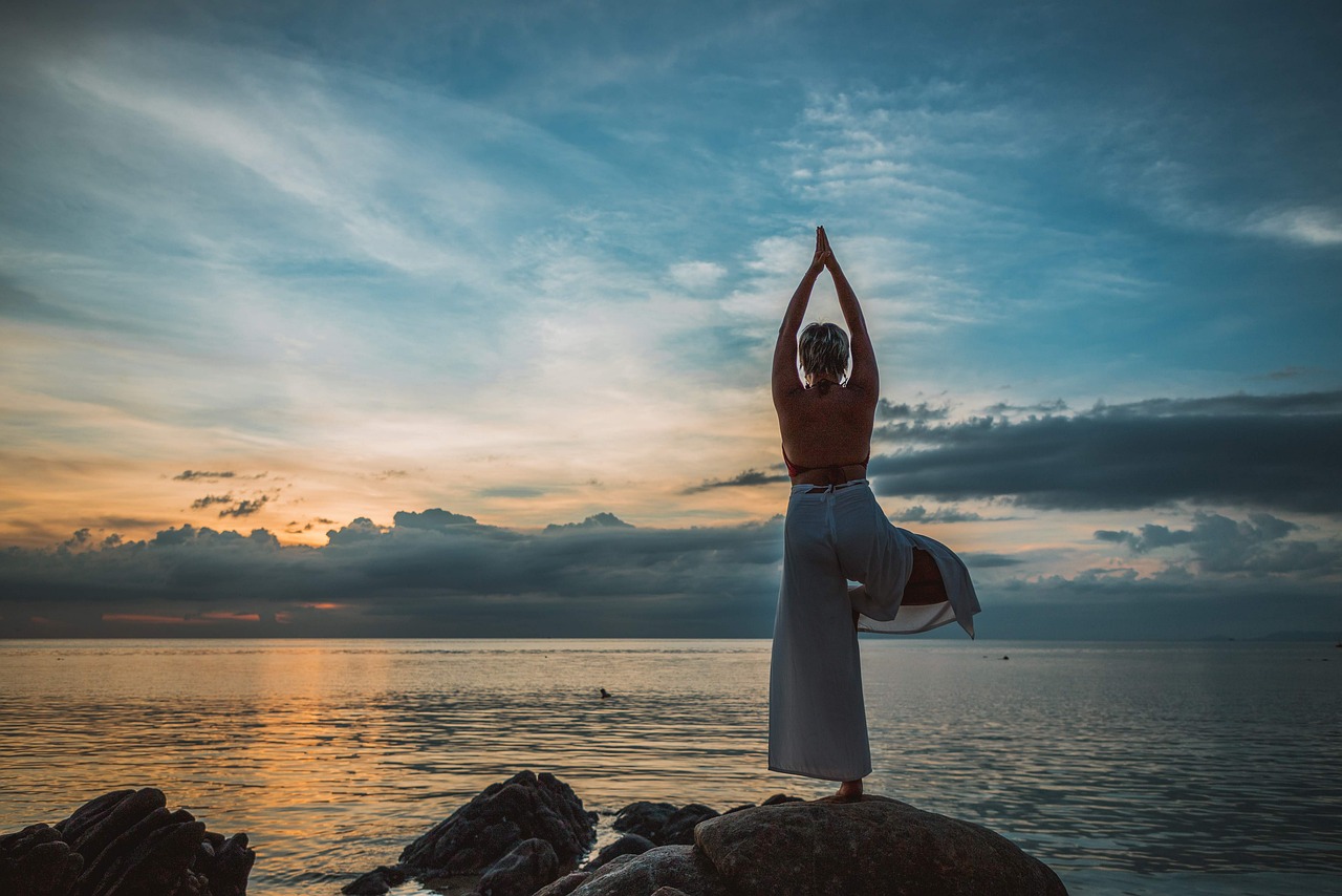 yoga-lichaam en geest in verbinding